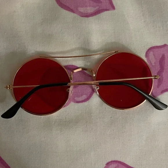 Red orange sunglasses - Picture 2 of 2